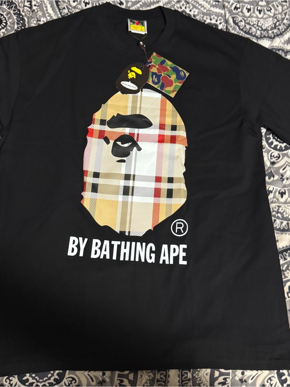 Burberry bape tee